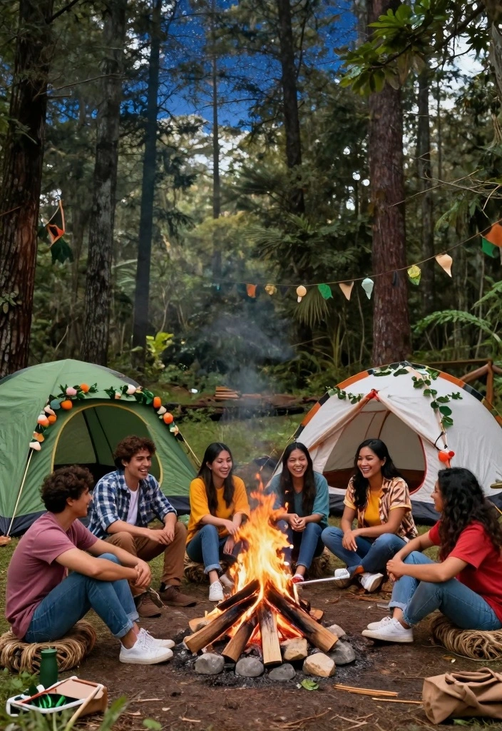 12 Bride Party Ideas for a Stylish Pre Wedding Celebration 12 12 Bride Party Ideas for a Stylish Pre Wedding Celebration - 2. Nature-Inspired Bachelorette Camping Trip 1