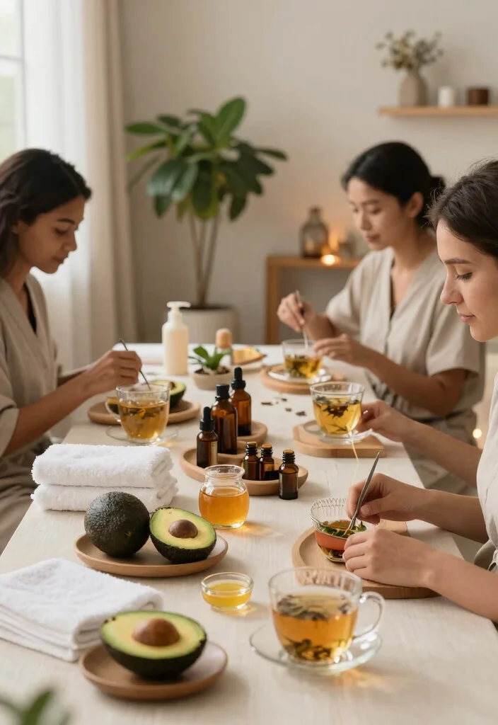 12 Bride Party Ideas for a Stylish Pre Wedding Celebration 23 12 Bride Party Ideas for a Stylish Pre Wedding Celebration - 3. DIY Spa Day with Organic Products 1