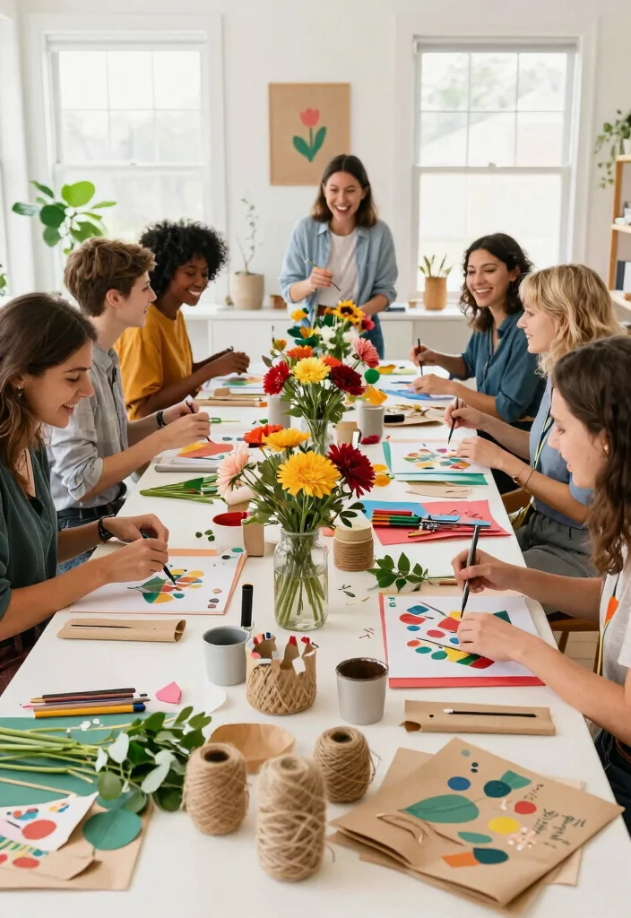 12 Bride Party Ideas for a Stylish Pre Wedding Celebration 45 12 Bride Party Ideas for a Stylish Pre Wedding Celebration - 5. Creative Crafting Workshop 1