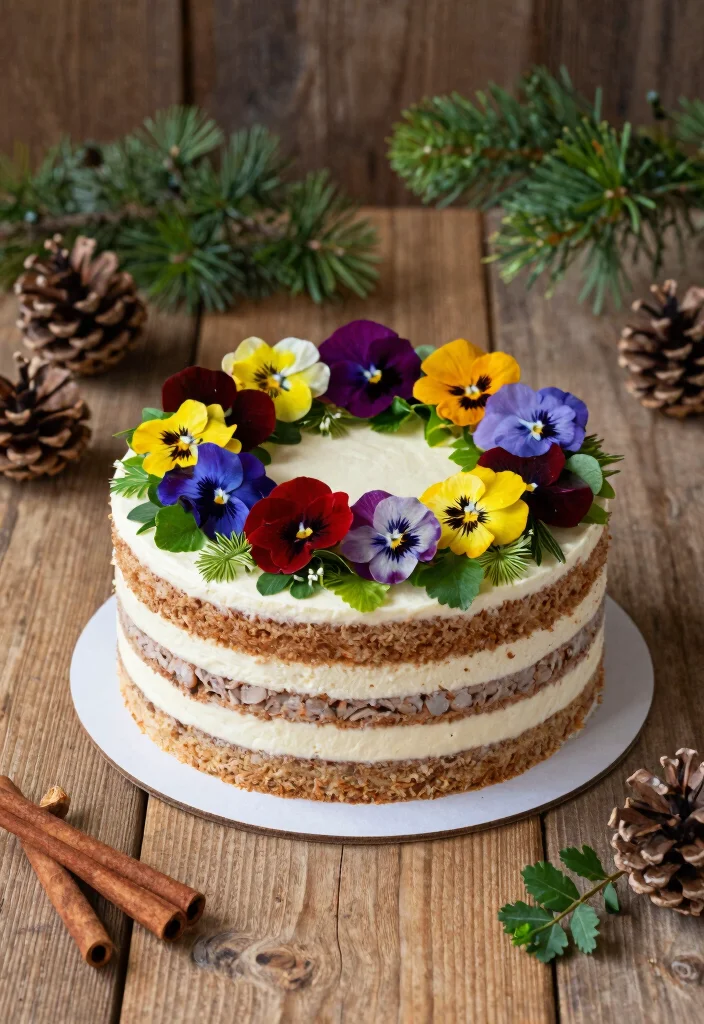 12 Disney Princesses Cake Ideas Kids Will Love for a Magical Party 89 12 Disney Princesses Cake Ideas Kids Will Love for a Magical Party - 9. Pocahontas’ Nature Cake 1