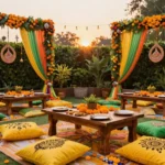 12 Haldi Mehendi Decoration Ideas for a Colorful Pre Wedding Setup