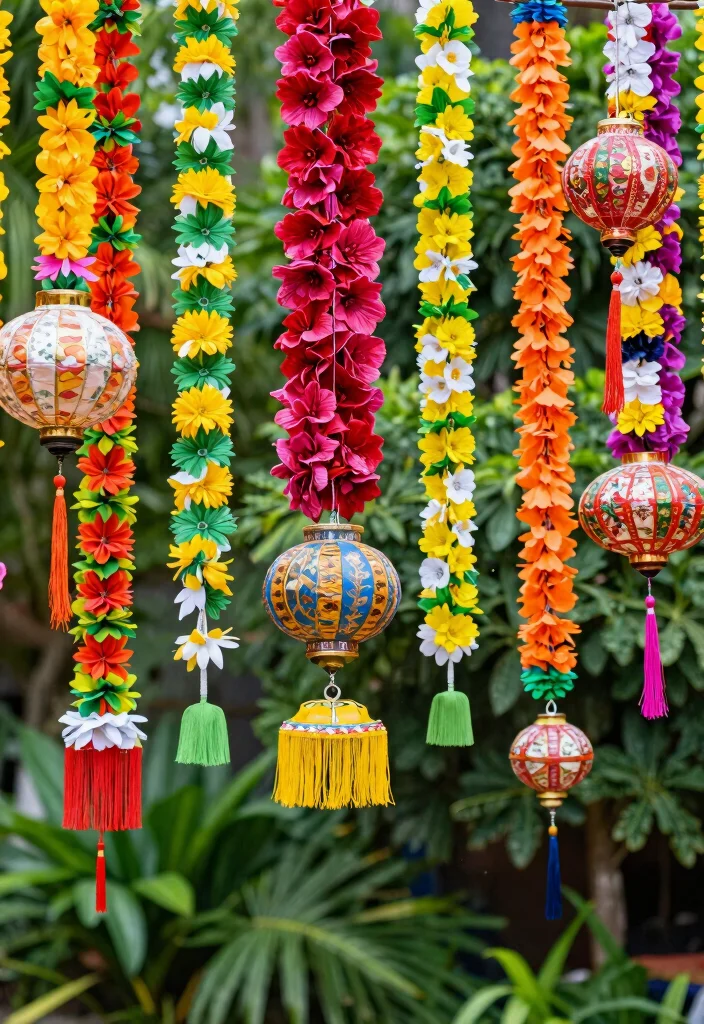 12 Haldi Mehendi Decoration Ideas for a Colorful Pre Wedding Setup - 5. Recycled Paper Decor 1