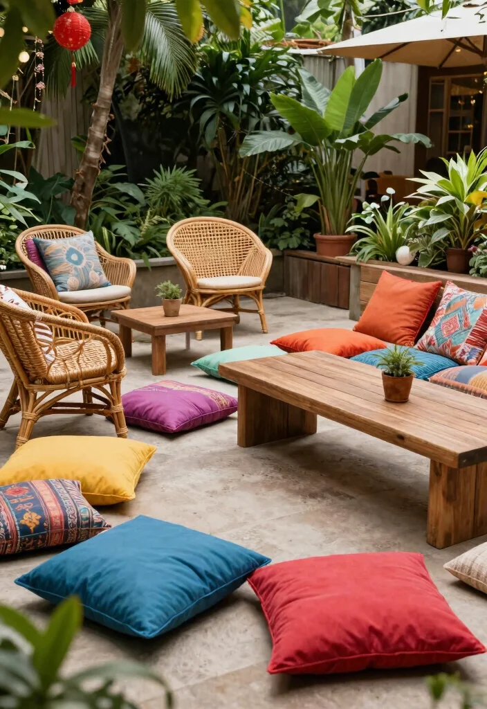 12 Haldi Mehendi Decoration Ideas for a Colorful Pre Wedding Setup - 6. Eco-Chic Seating Arrangements 1