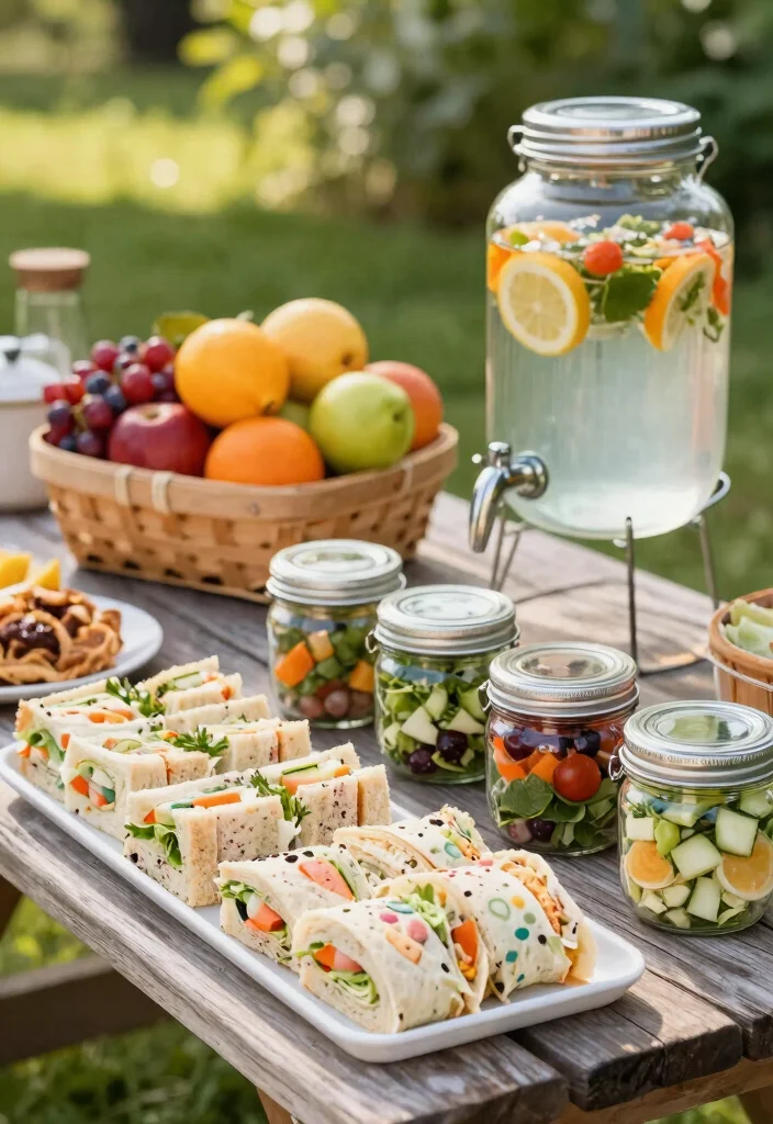 12 Picnic Bridal Shower Ideas for a Relaxed Outdoor Celebration - 2. Deliciously Simple Picnic Foods 1