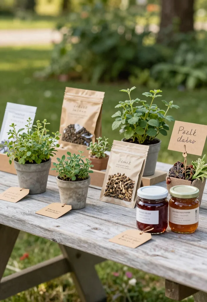 12 Picnic Bridal Shower Ideas for a Relaxed Outdoor Celebration - 5. Eco-Friendly Party Favors 1