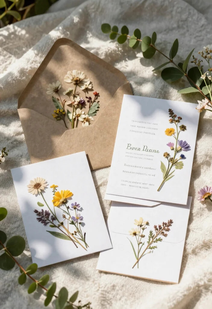 12 Picnic Bridal Shower Ideas for a Relaxed Outdoor Celebration - 8. Eco-Friendly Invitations 1