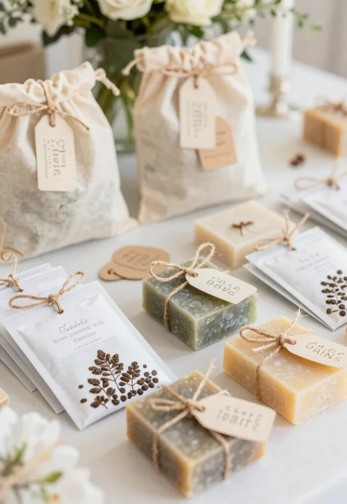 12 Saree Decoration Ideas with Elegant Traditional Styling - 12. Thoughtful Favors for Guests 1