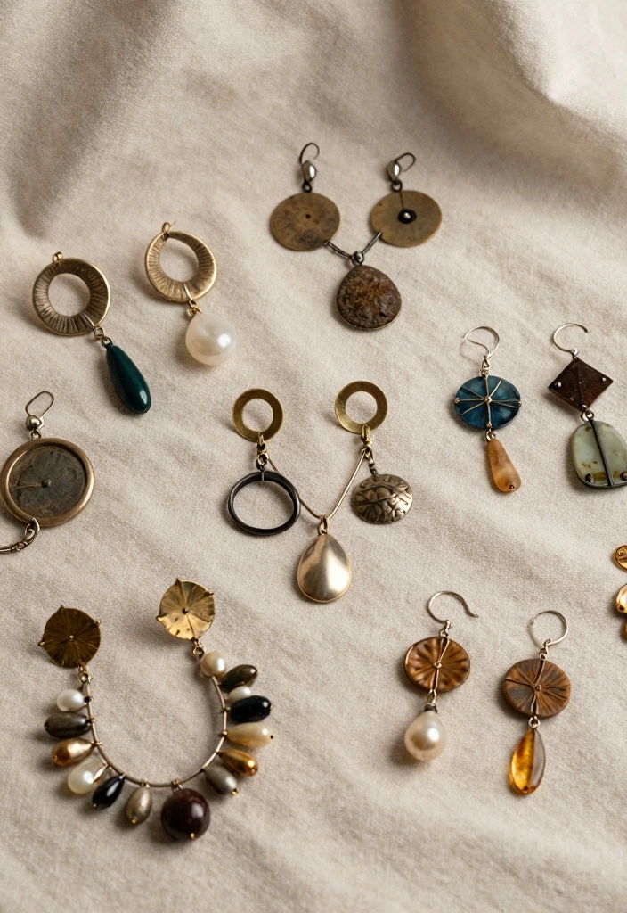 12 Saree Decoration Ideas with Elegant Traditional Styling - 6. Recycled Jewelry and Accessories 1