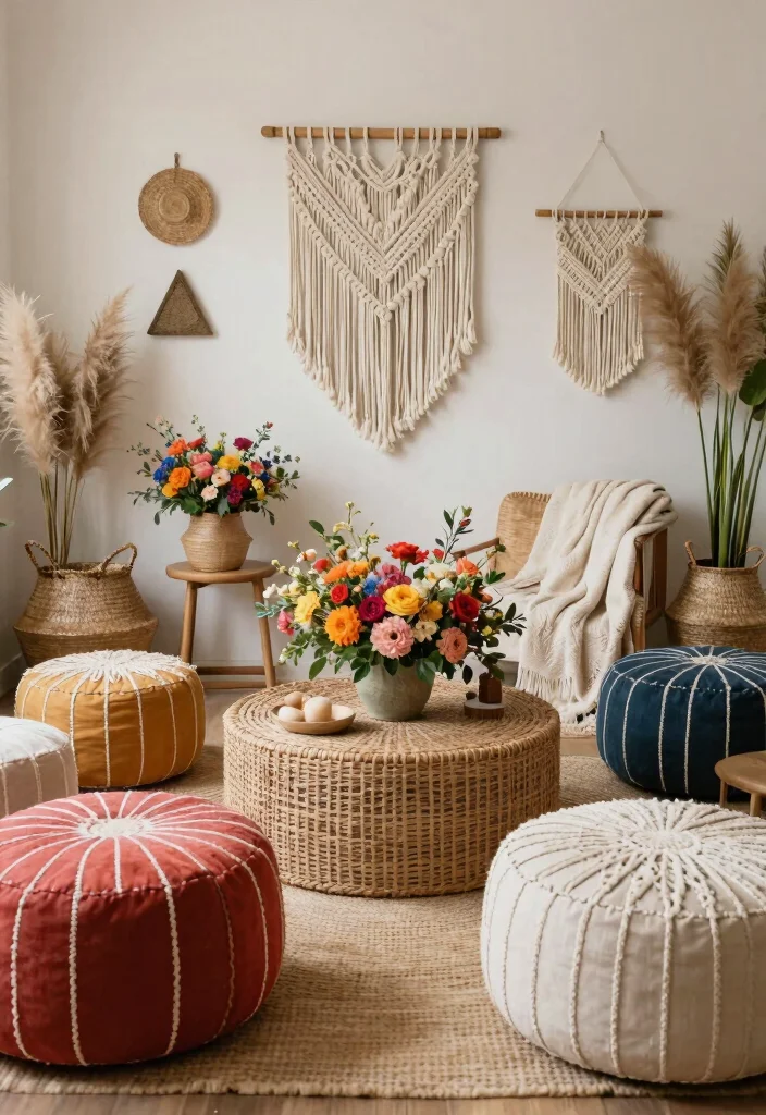 12 Spring Bridal Shower Ideas with Fresh Colors and Floral Touches - 7. Boho-Chic Vibes 1