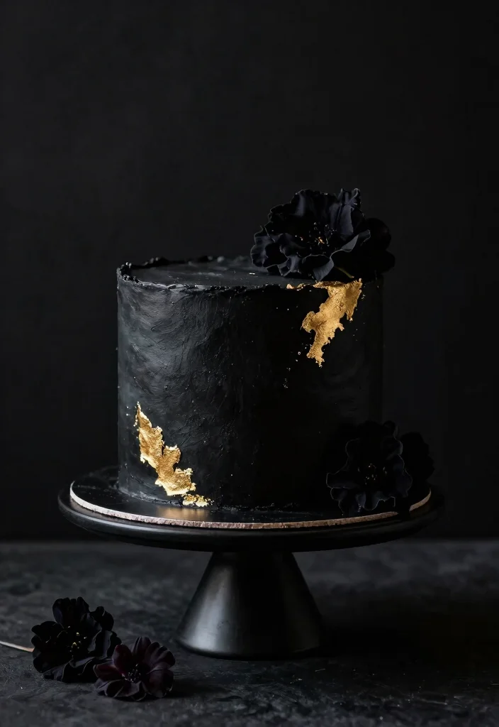 12 Venom Cake Ideas Perfect for a Bold Statement Birthday 100 12 Venom Cake Ideas Perfect for a Bold Statement Birthday - 10. Dark Elegance Cake 1