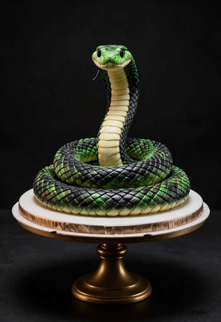 12 Venom Cake Ideas Perfect for a Bold Statement Birthday 45 12 Venom Cake Ideas Perfect for a Bold Statement Birthday - 5. Serpent’s Delight Cake 1