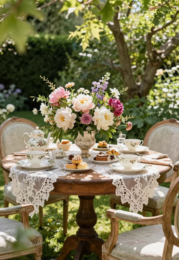 12 Vintage Bridal Shower Ideas with Timeless Romantic Details - 1. Floral Tea Party Theme 1