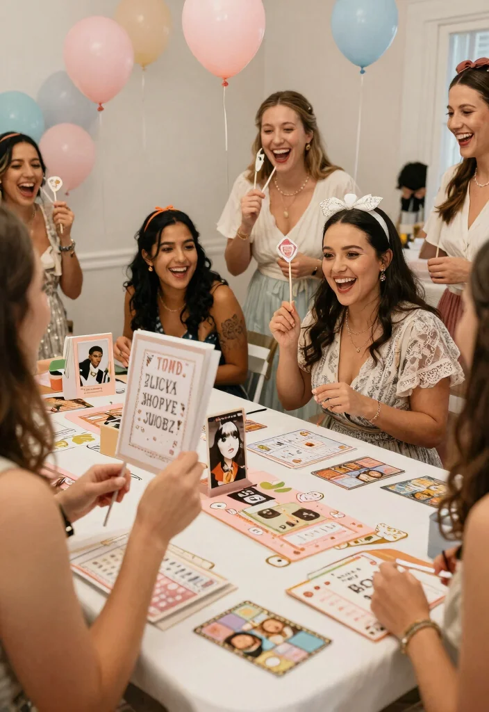 12 Vintage Bridal Shower Ideas with Timeless Romantic Details - 5. Vintage-Inspired Games 1