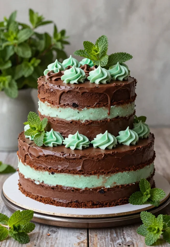 12 Wedding Sheet Cake Ideas That Look Elegant and Budget Friendly 100 12 Wedding Sheet Cake Ideas That Look Elegant and Budget Friendly - 10. Chocolate Mint Surprise Cake 1
