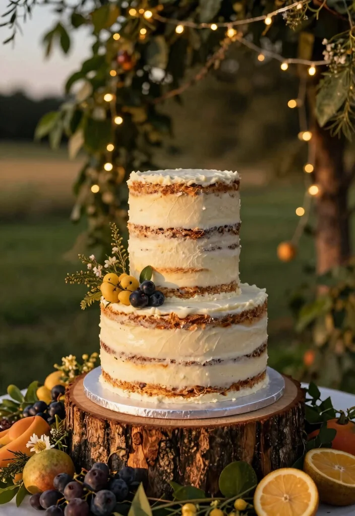 12 Wedding Sheet Cake Ideas That Look Elegant and Budget Friendly 12 12 Wedding Sheet Cake Ideas That Look Elegant and Budget Friendly - 2. Rustic Naked Cake 1