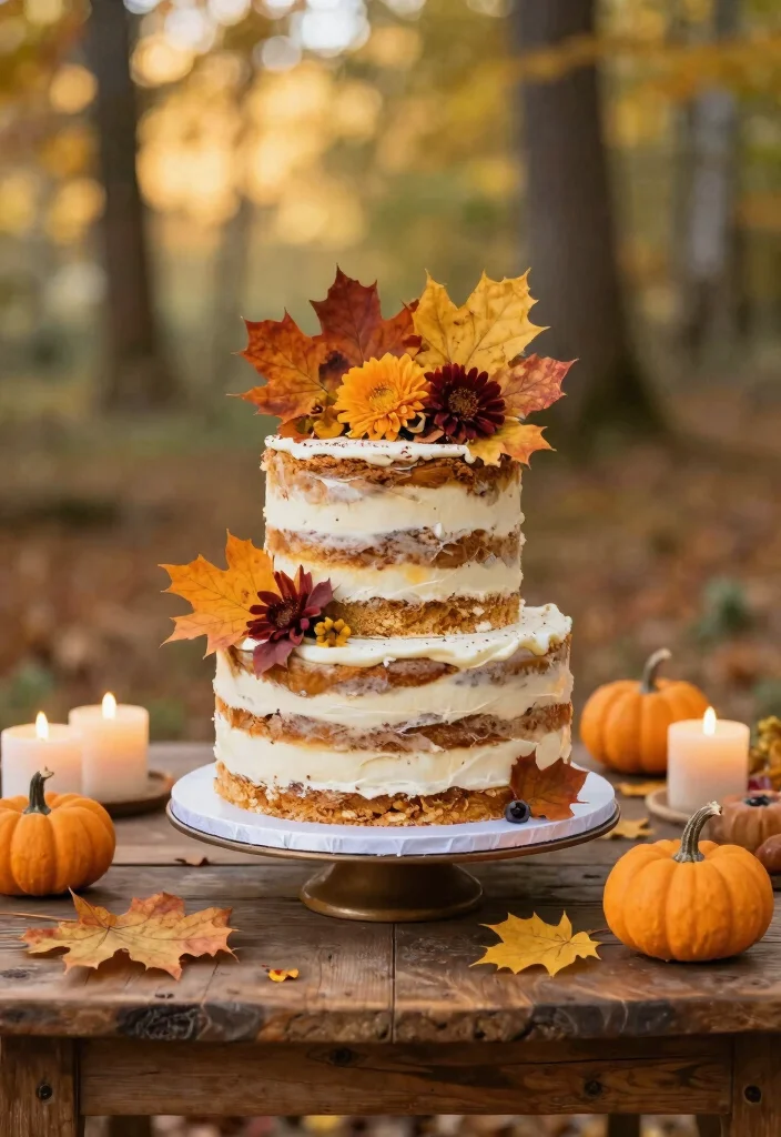 12 Wedding Sheet Cake Ideas That Look Elegant and Budget Friendly 56 12 Wedding Sheet Cake Ideas That Look Elegant and Budget Friendly - 6. Seasonal Spice Cake 1